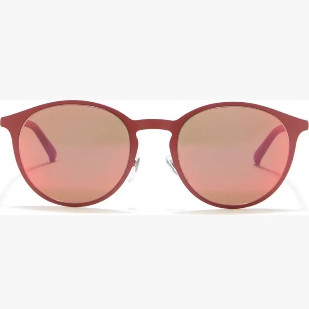 NIB Authentic Gucci 52mm Round Sunglasses Red - Picture 4 of 4